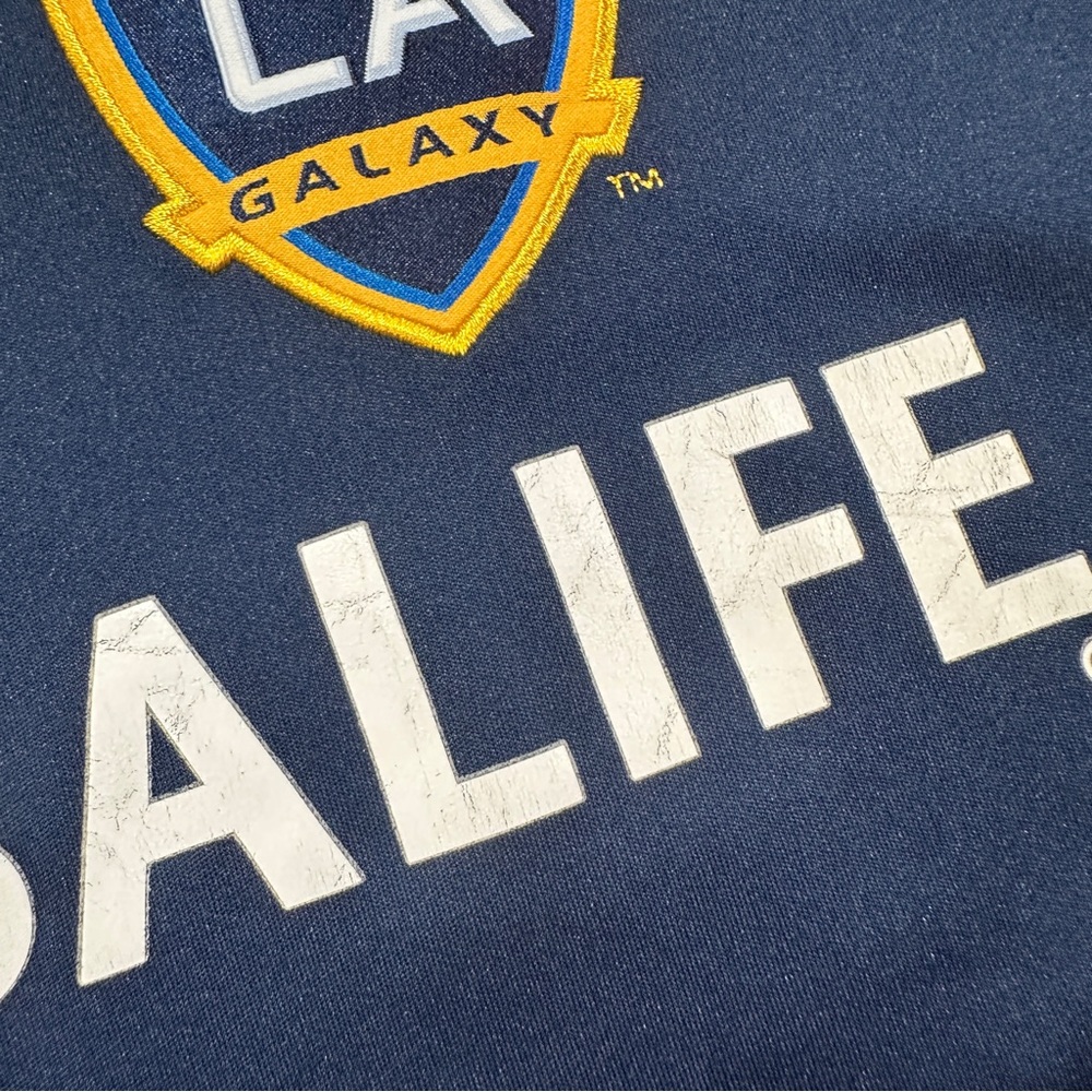 Adidas David Beckham LA Galaxy Soccer Men’s Jersey Size Large 2007 - Picture 6 of 16